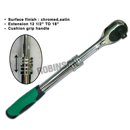 1/2" Extension Cushion Grip Quick Release Ratchet