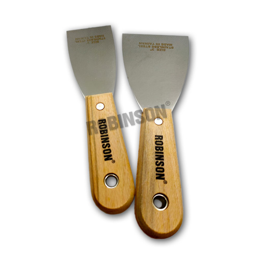 Wood Handle 304 Stainless Steel Scraper