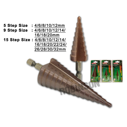 Titanium Step Drill Bit