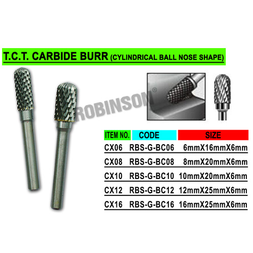 "CX" Tungsten Carbide Tipped Bur