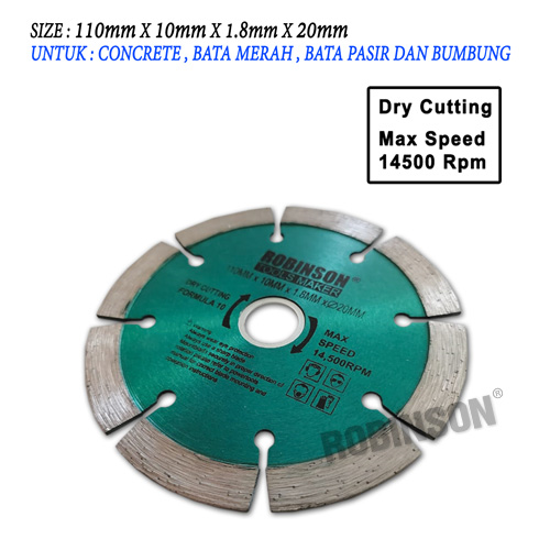 D10 110mm Diamond Wheel (Dry)