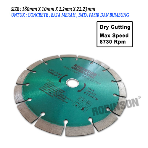 180mm Diamond Wheel (Dry)