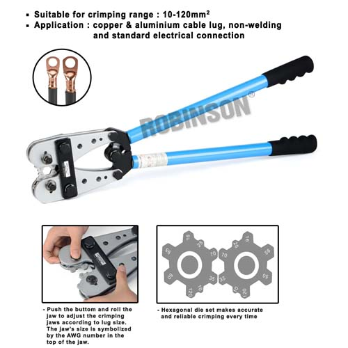 SB-120B Copper Tube Terminal Crimping Tools