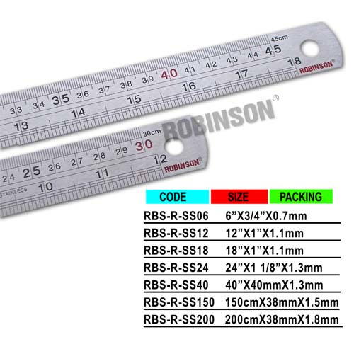 Heavy Duty Stainless Steel Rule