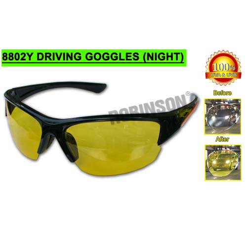 8802Y# Night Driving Glasses (Yellow)